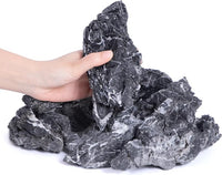 2-4 Inches Natural Seiryu Stone 10 PCS Aquarium Rocks for Aquascaping, Aquarium Landscaping, Terrariums, Fish Tank Decoration, Vivariums, Paludarium, Reptile and Amphibian Enclosures