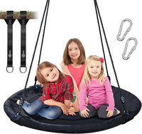 Trekassy 40" Saucer Tree Swing - Black