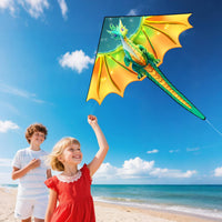 Xida large dragon delta kite for kids, 55 x 61.8 inch ripstop polyester with flying line - view 15