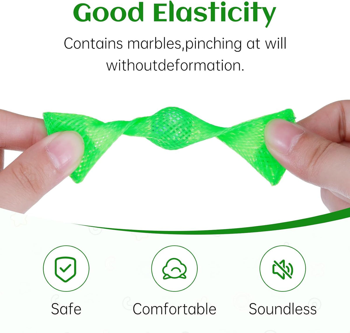 8Pcs Sensory Fidget Toys with Fidget Spinner - Green 8pcs - image 4