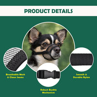 Dog Muzzle Medium Sized Dogs - X-Large ( 9.4” to 11” ) - image 2