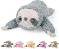 gnomantic Turtle Weighted Stuffed Animals, Plush Pillow for Kids – Fun for Kids & Family - Blue Sloth / Medium / Sloth