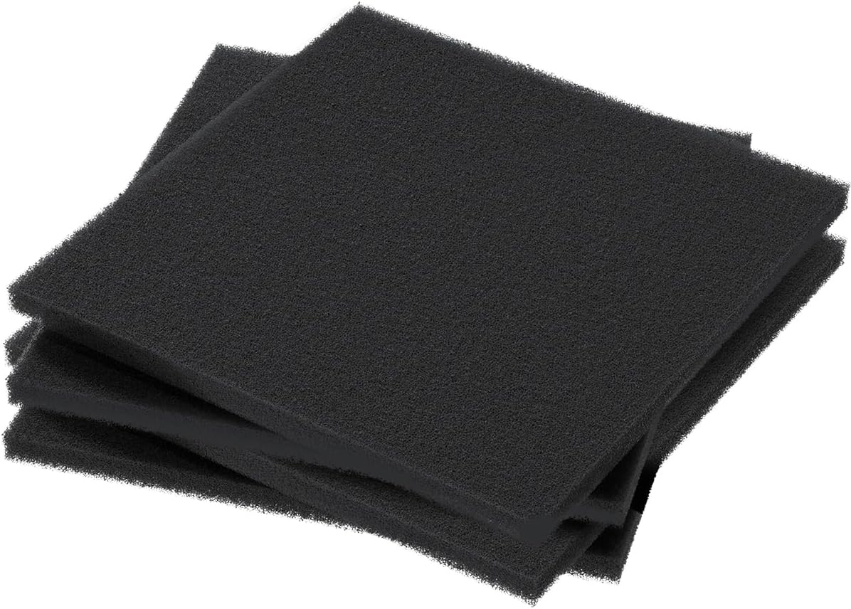 Pawfly 4 Pack Aquarium Bio Sponge Filter Media Pad - 4 Pack（30 PPI）