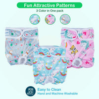 Pet Soft Female Dog Diapers, Puppy Diapers - Animals / X-Small:7''-10'' - image 3