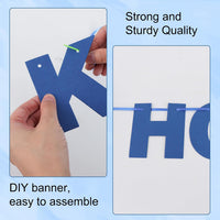 BEISHIDA 116 PCS A-Z DIY Letter Custom Banner Birthday Party Decor – Fun for Kids & Family - Matte Blue - image 3