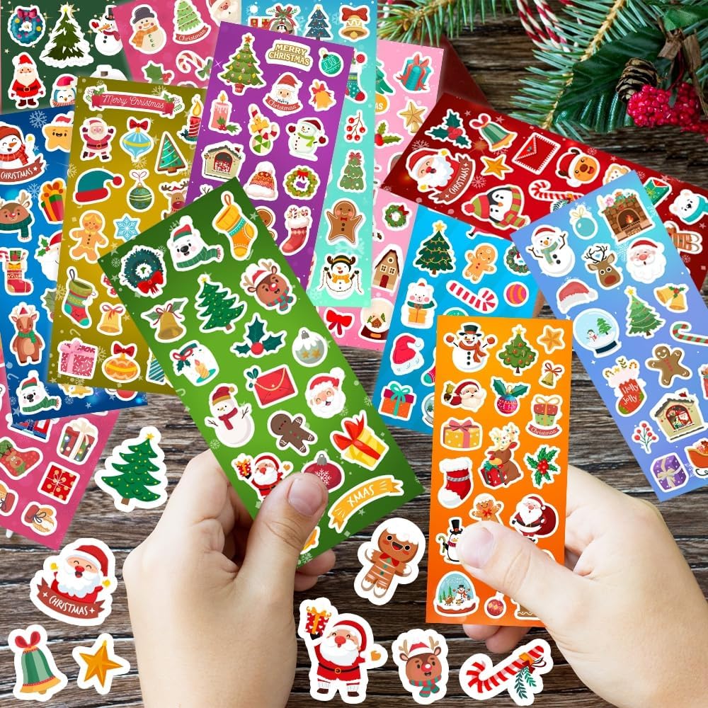 80 Packs Pumpkin Decorating Kit - Christmas Stickers - image 4