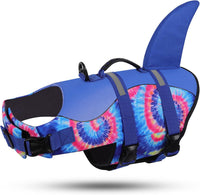 ASENKU Dog Life Jacket, Pet Safety Vest for Swimming & Boating - Large / Blue Bandhnu - image 2