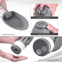 Upgraded Dog Water Bottle - 20oz/Grey - image 3