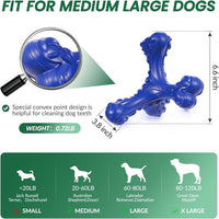 Dog Chew Toys for Aggressive Chewers Large Breed - Deep Blue - image 2