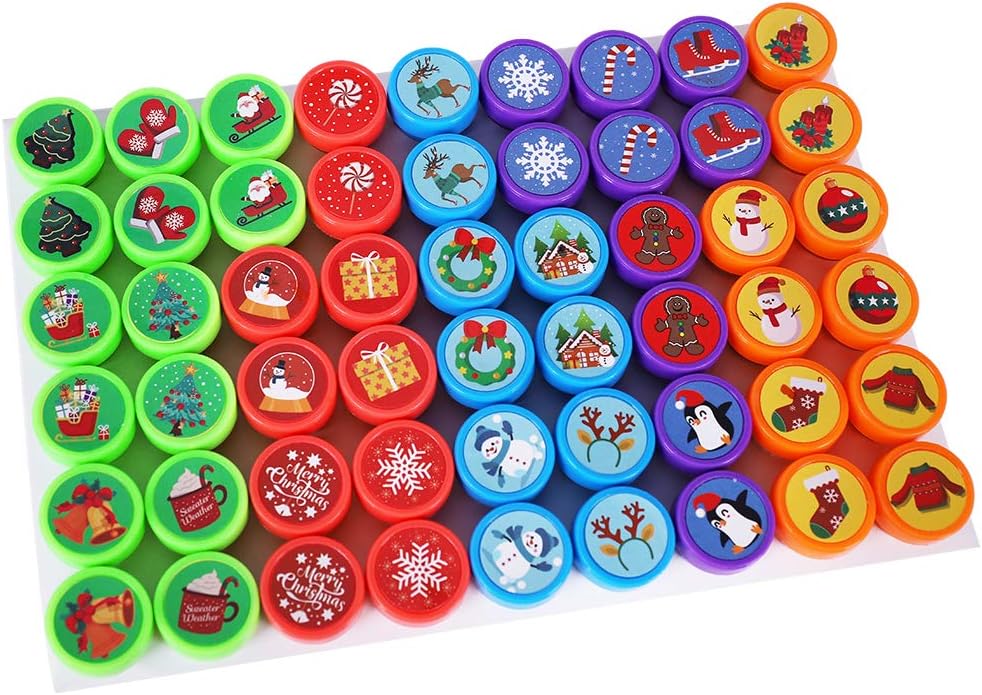 Max Fun 108 pack Halloween stamps for kids in 27 designs including pumpkins, ghosts and bats - view 5