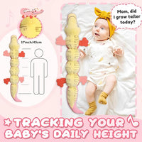 Baby Toys 0 to 12 Months, Musical Stuffed Animal Activity Soft Toys with Multi-Sensory Crinkle, Rattle and Textures,Infant Tummy Time Toys for Newborn Boys Girls, Crocodile, Pink
