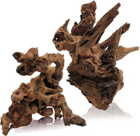 Tfwadmx Natural Driftwood for Aquarium Decor 5-8" Fish Reptile Tank - L: 2 Pack(8 - 12 inches)