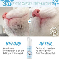 Cat Chin Acne Care Kit - Gently Removes Cat Chin Blackheads, Equipped with Cleansing Brush, Cruelty-Free, Nurtures Cat's Chin Softness and Freshness, 1.01 fl. oz