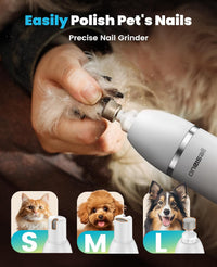 oneisall 4 in 1 Dog Grooming Kit with LCD Display – Essentials for Dogs - White - image 3