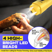 Whisper-Quiet Dog Nail Grinder 50%More Power for Sensitive Dogs - Yellow - image 4