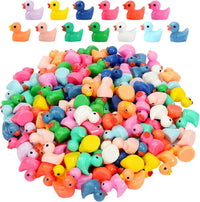 GADIEDIE130Pcs Multicolor Mini Resin Ducks - 130PCS 13 Colors
