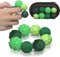 Magnetic Fidget Balls for Adults & Teens - Green (8-pack)