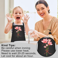 5 Pack Kids Apron Adjustable Children Apron with 2 Pockets Children - Black / 5 - image 4