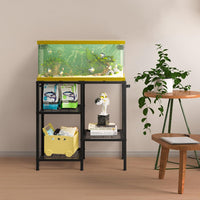 Two-tier metal aquarium stand for 10, 20 and 29 gallon tanks with adjustable anti-slip feet - view 4