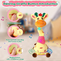 MIAODAM Dancing Talking Giraffe Toys - Giraffe - image 3