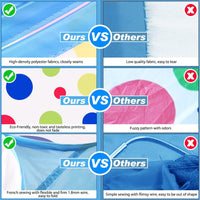 EocuSun Kids Ball Pit Large Pop Up Toddler Ball Pits Tent - Blue - image 2