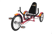 Mobo Triton Pedal Go Kart Trike. Kids 3-Wheel Bike. Youth Cruiser - Red