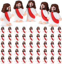 Sumind 50 Pcs Little Jesus Figures Original Design - Red