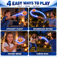 LEMATRIX Flying Orb Ball Toy - Orange - image 2