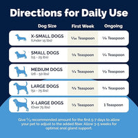 Glandex Dog Fiber Supplement Powder for Anal Glands with Pumpkin, Digestive Enzymes & Probiotics - Vet Recommended (Regular or Advanced Strength) - Boot The Scoot (5.5oz Powder, Beef Liver)