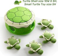 Hollypet Squeaky Hide and Seek Dog Toys for Small and Medium Dogs - Turtle - image 2