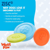 WEST PAW Zisc High-Flying Disc Dog Toy - Small / Aqua Blue / 1 - image 4