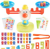 Bmag Counting Bears with Matching Sorting Cups - 30 Bear（With Scale）