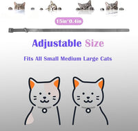 4 Pack Calming Collar for Cats - 60 Days Anxiety and Stress Relief, Relaxing Cat Collar, Adjustable Pheromones Collar for Cats，Natural Soothing for Continuous Calming