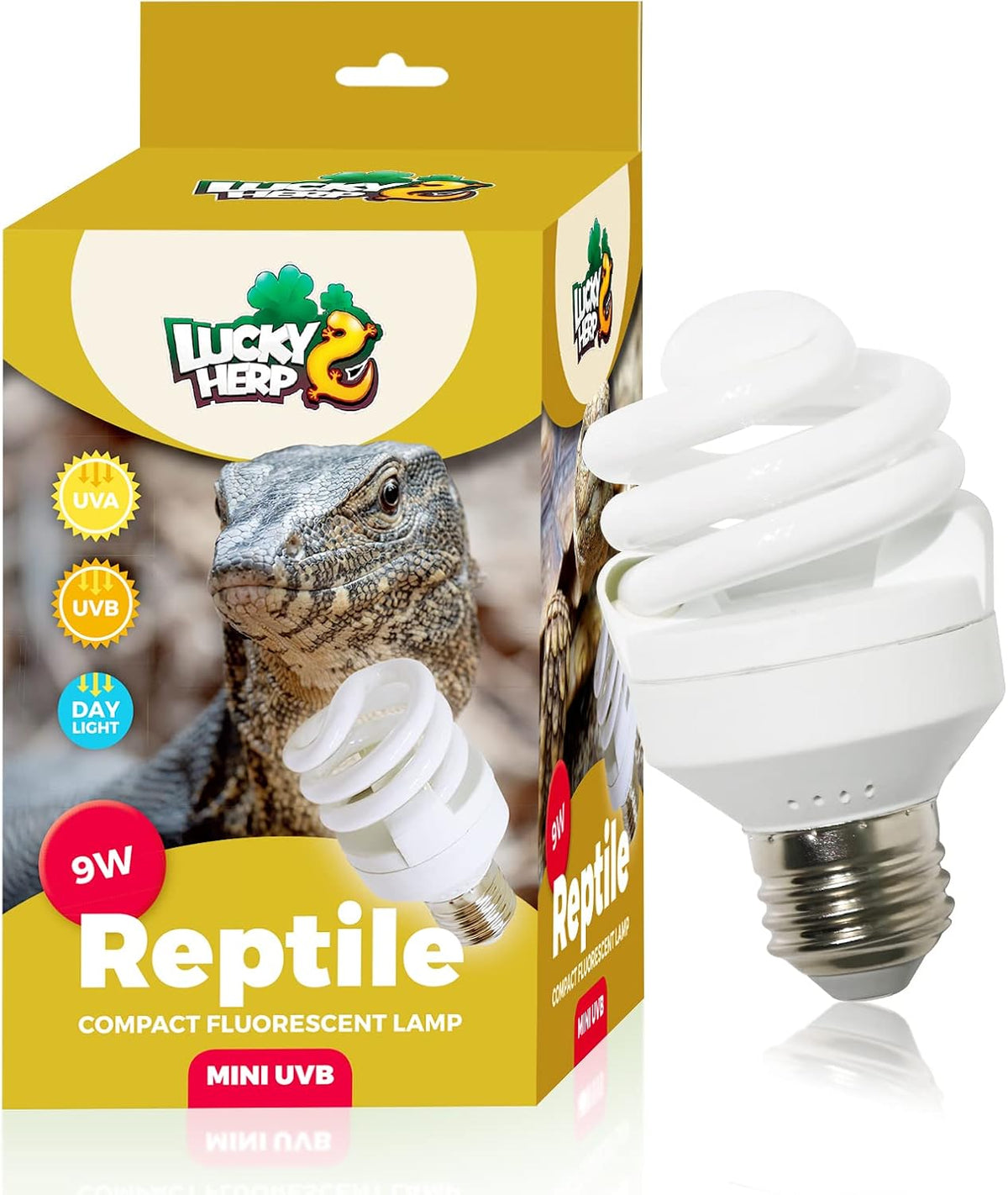 LUCKY HERP UVA UVB Reptile Light 10.0 - UVB10.0 9W