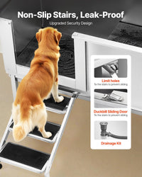 VEVOR Professional Dog Washing Station, Showerhead, Storage Rack - 62 inch - image 3