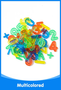 Odoorgames 78 translucent lowercase letters in 6 colors glowing on a light table - view 10