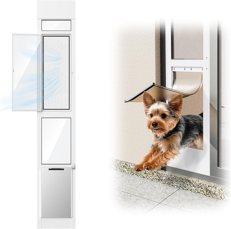 Doggy Door for Sliding Glass Door - Medium