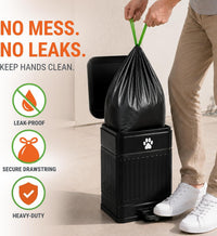 Pupzle 1.3 Gal Dog Poop Bin Liners, Trash Can Liners - image 3