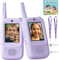 Video Walkie Talkies for Kids - Purple