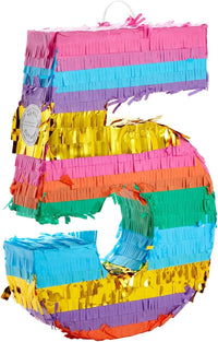 BLUE PANDA 8 Pinata, Small Multicolor - 5
