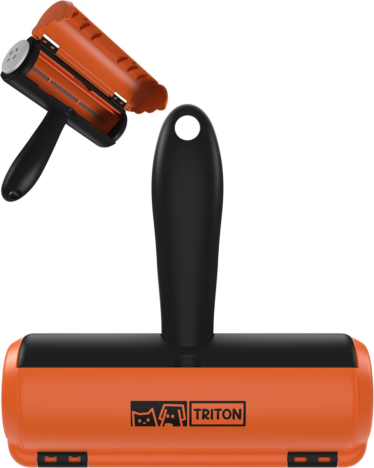 Triton Pet Hair Removal Tool w/Fur Trapping Compartment - Orange / Large