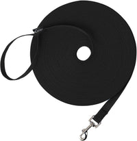 Hi Kiss Dog/Puppy Obedience Recall Training Agility Lead - 30 Feet / Black
