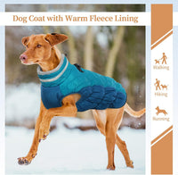 Dog Winter Jacket Cozy Reflective Waterproof Windproof Warm Pet - XX-Large / Dark Green - image 4