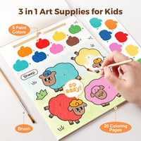 Jar Melo Paint with Water Books for Toddlers, Animals – Fun for Kids & Family - Farm - image 2