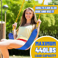 Aobote swing seat replacement 2-pack with soft EVA seats and 66-inch chains - view 14