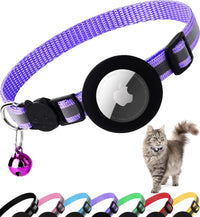 Airtag Cat Collar Breakaway - Purple