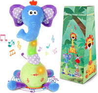 Dancing Talking Giraffe Toy, Singing Giraffe Baby Toys for Kids – Fun for Kids & Family - Elephant