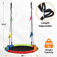 Tree Swing, Saucer Swing, Multicolor - 48 Inch - image 3