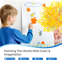 Nicpro 18 Colors Large Washable Paint Set for Kid - 8 Colors / 4 Fl Oz (Pack of 8) - image 4