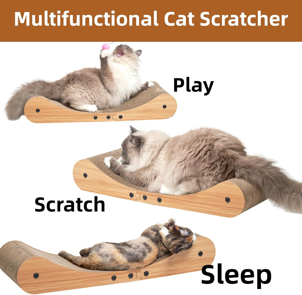 Nekosan Cat Scratcher Cardboard Bed - image 3